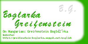 boglarka greifenstein business card